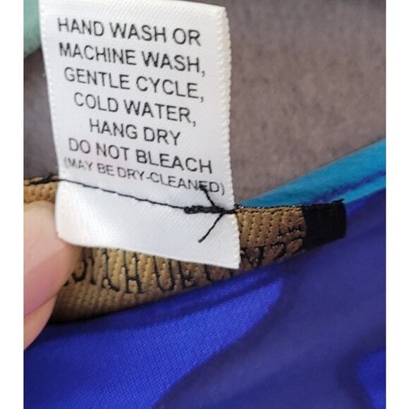 VTG Silk Duster Kimono Jacket Floral Made in USA S/M Soft Goth Luxury Boho - Picture 6 of 6